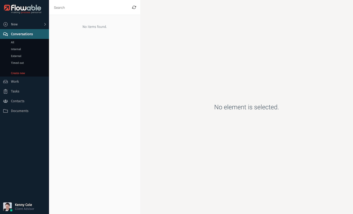 Flowable Work landing page