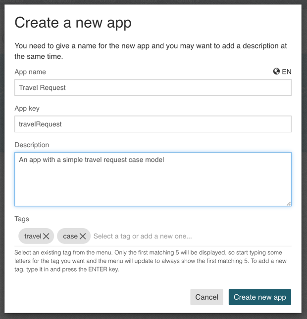 Create the sample app