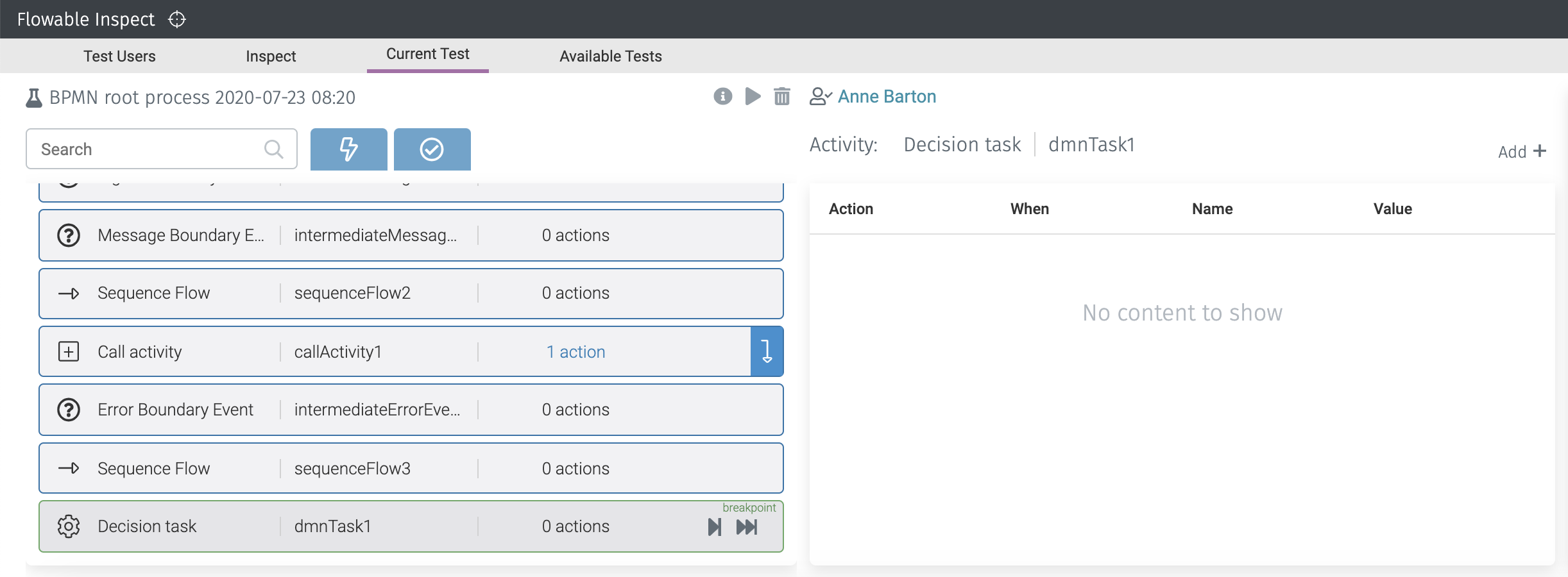14 decision active breakpoint