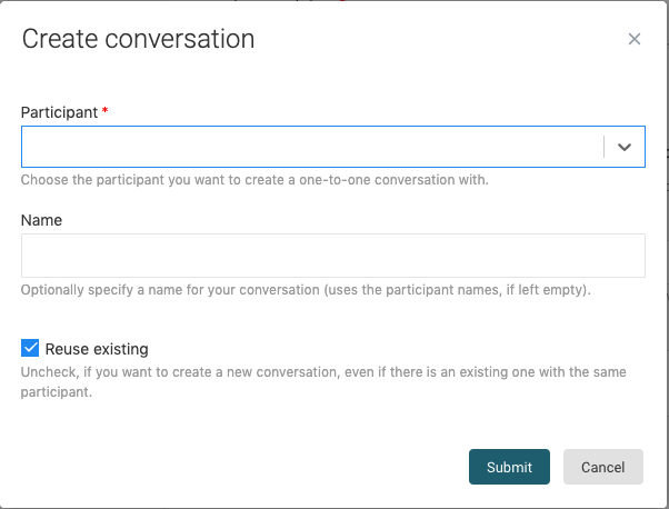 230 create conversation