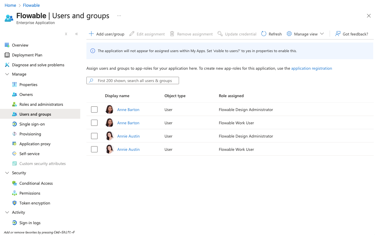 SSO Shared Assign 25