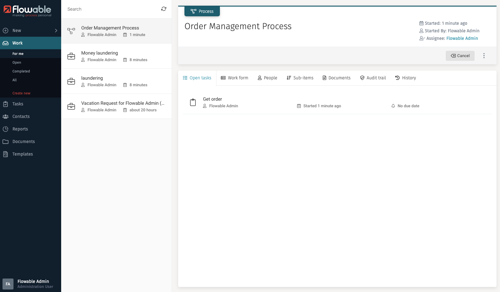 31 new work after creation