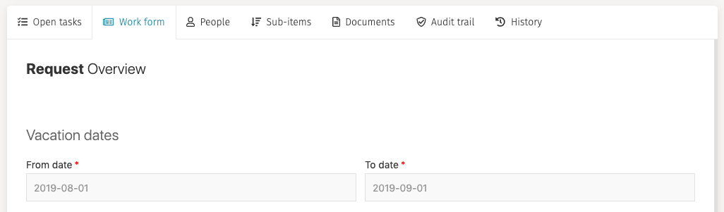 42 work tabs workform