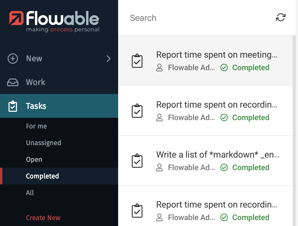 50 tasks inbox completed