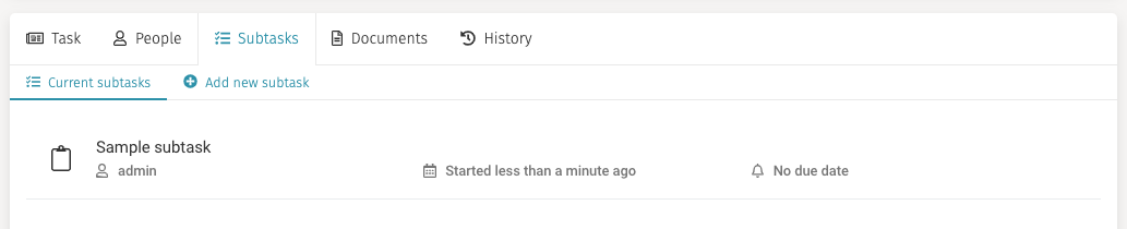 52 tasks subtasks list