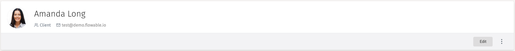 61 contacts details header