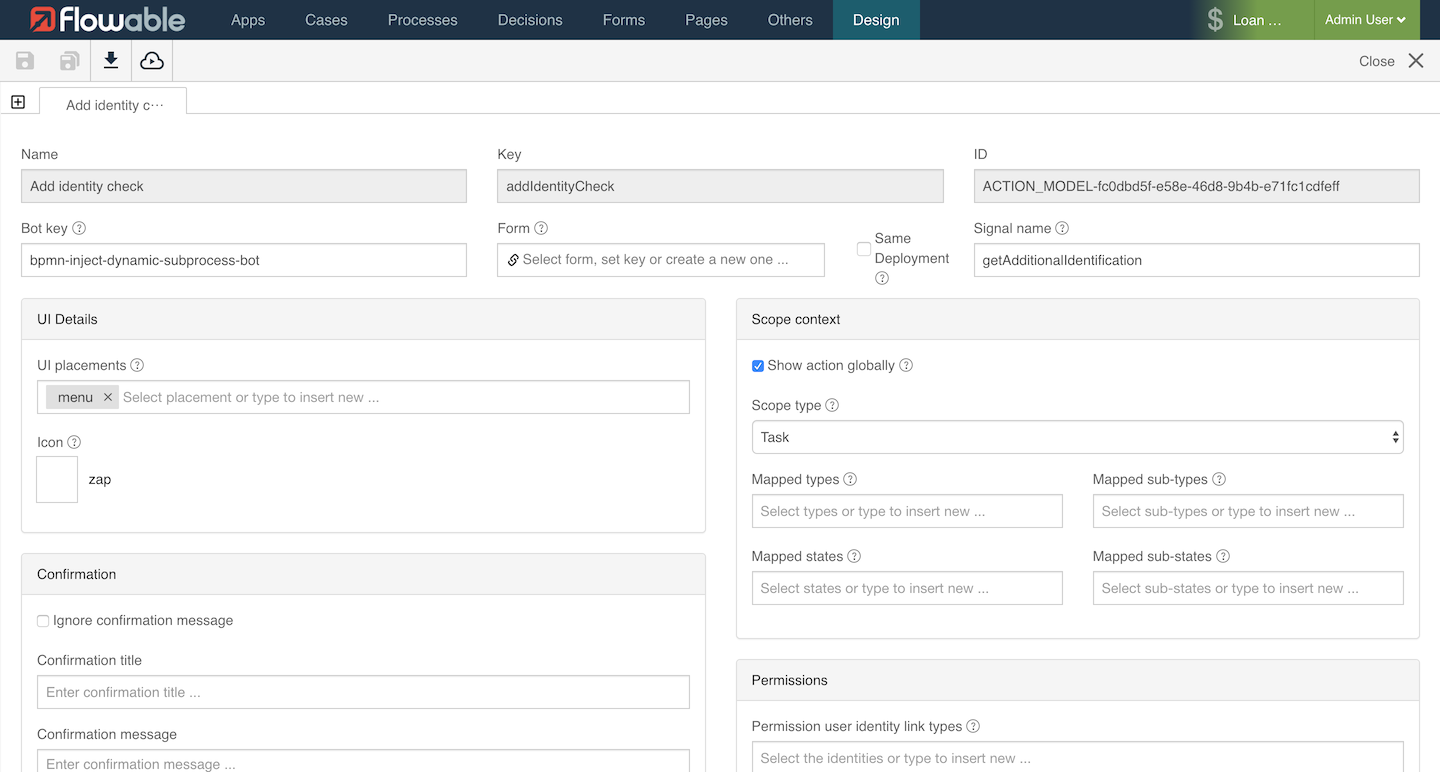 820 work action edit