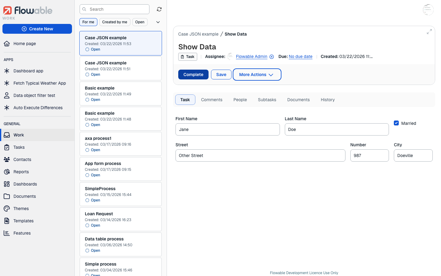 Init Variables Json Example Show Data