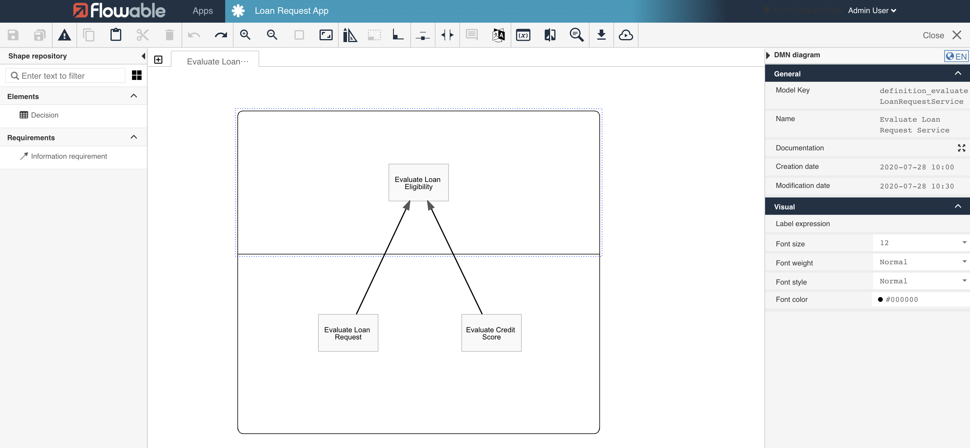 provide the second information requirement