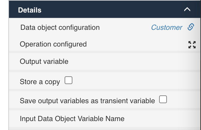 Data Object CMMN Example