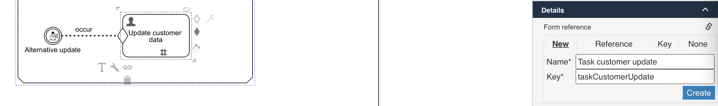 Data Object CMMN Example