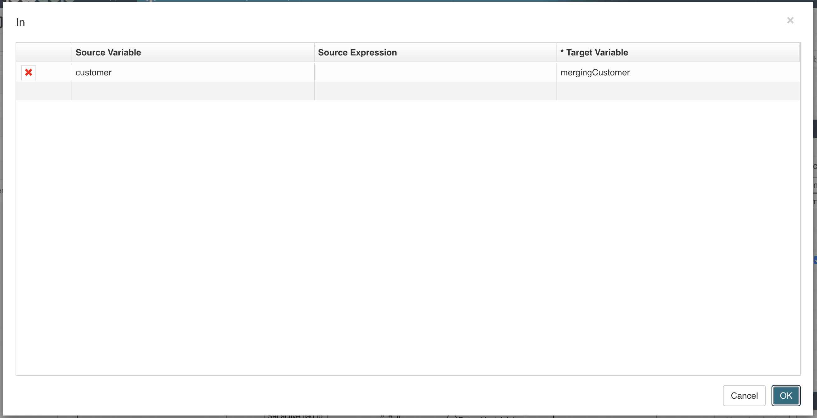 Data Object CMMN Example