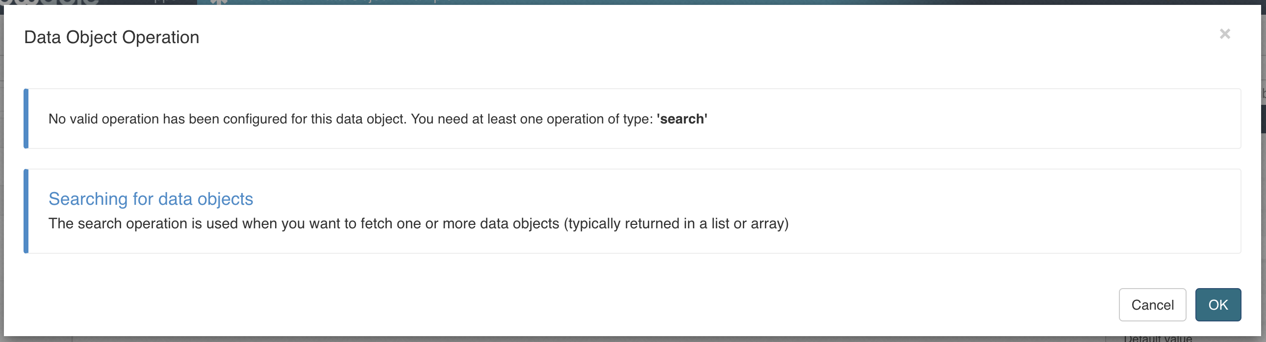 Data Object CMMN Example