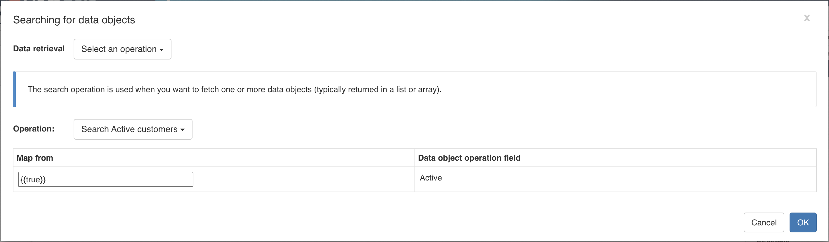 Data Object CMMN Example
