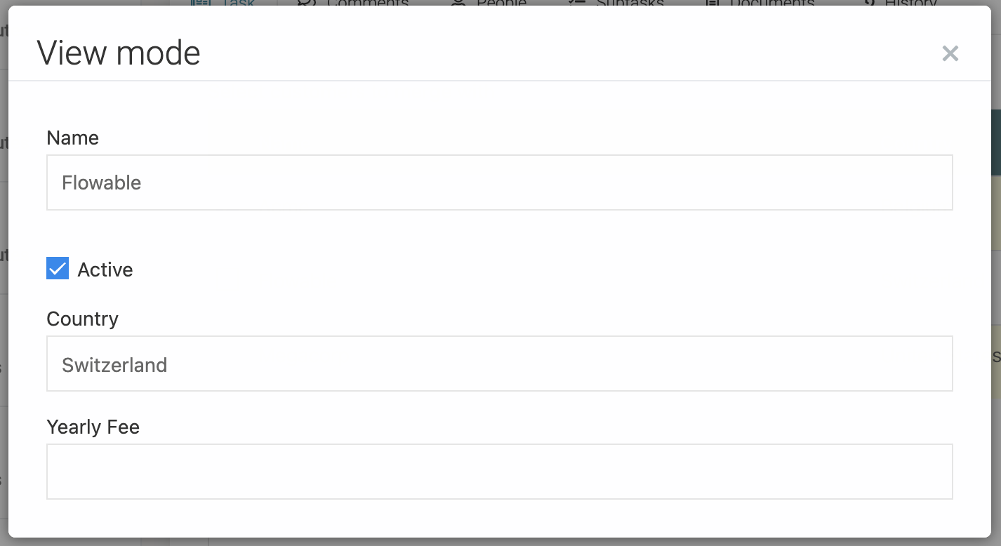 Data Object CMMN Example