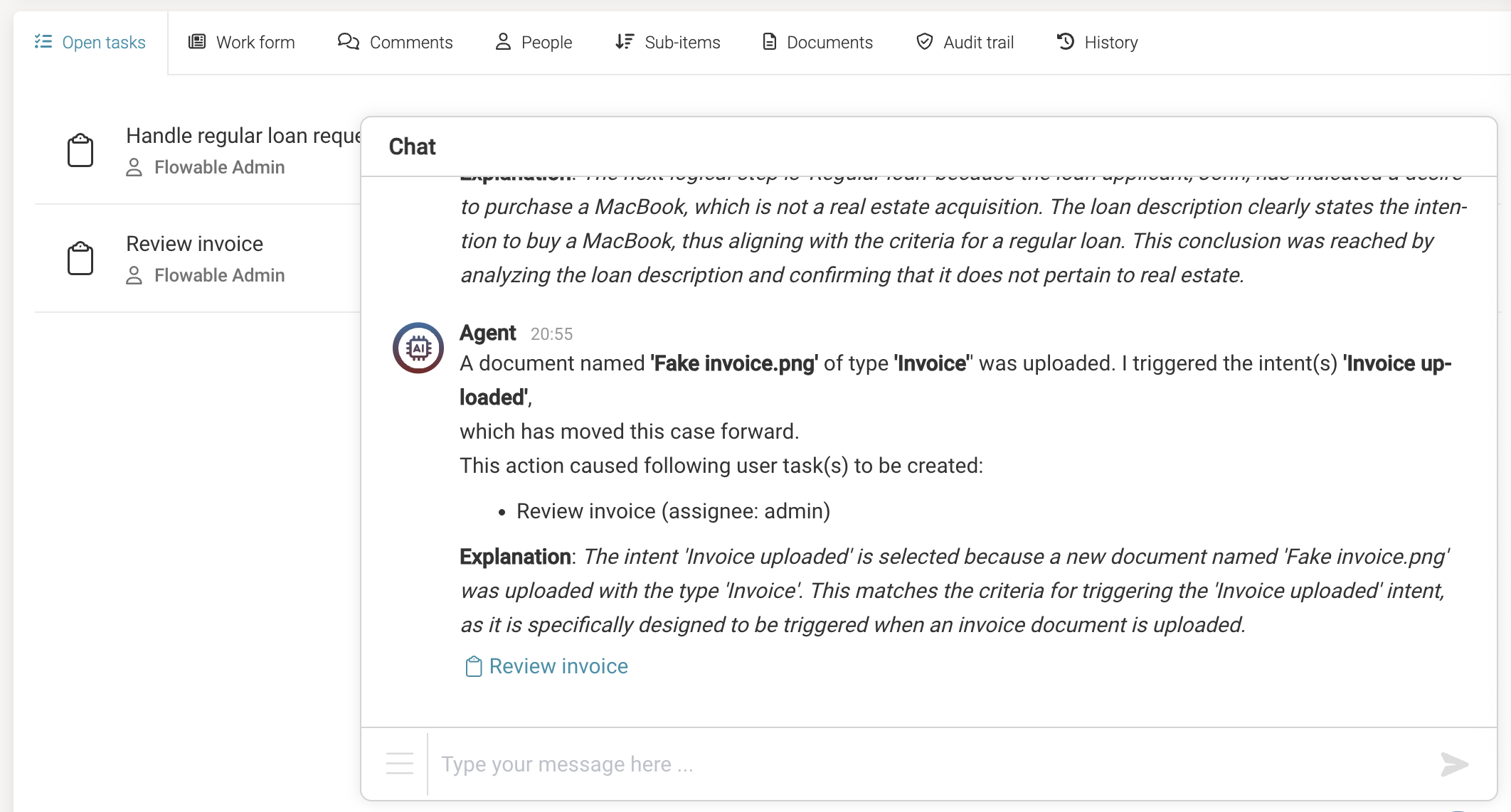 Orchestrator agent example - Document Agent 06