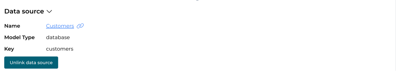 Customers data source