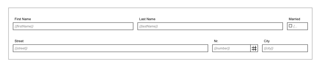 Init Variables Simple Example  Form