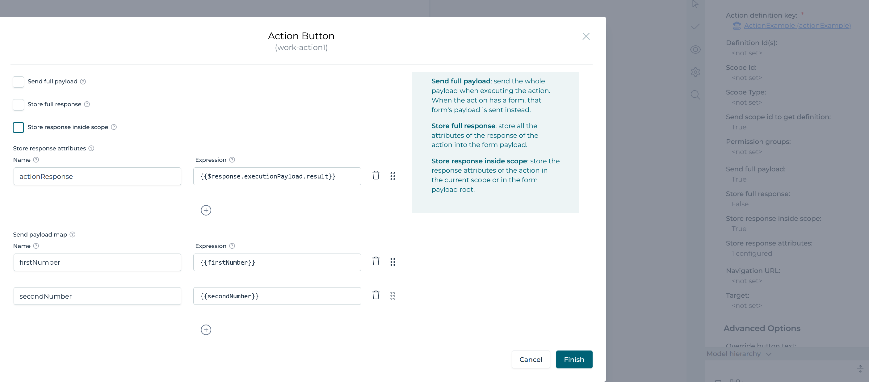 Action Button Configuration