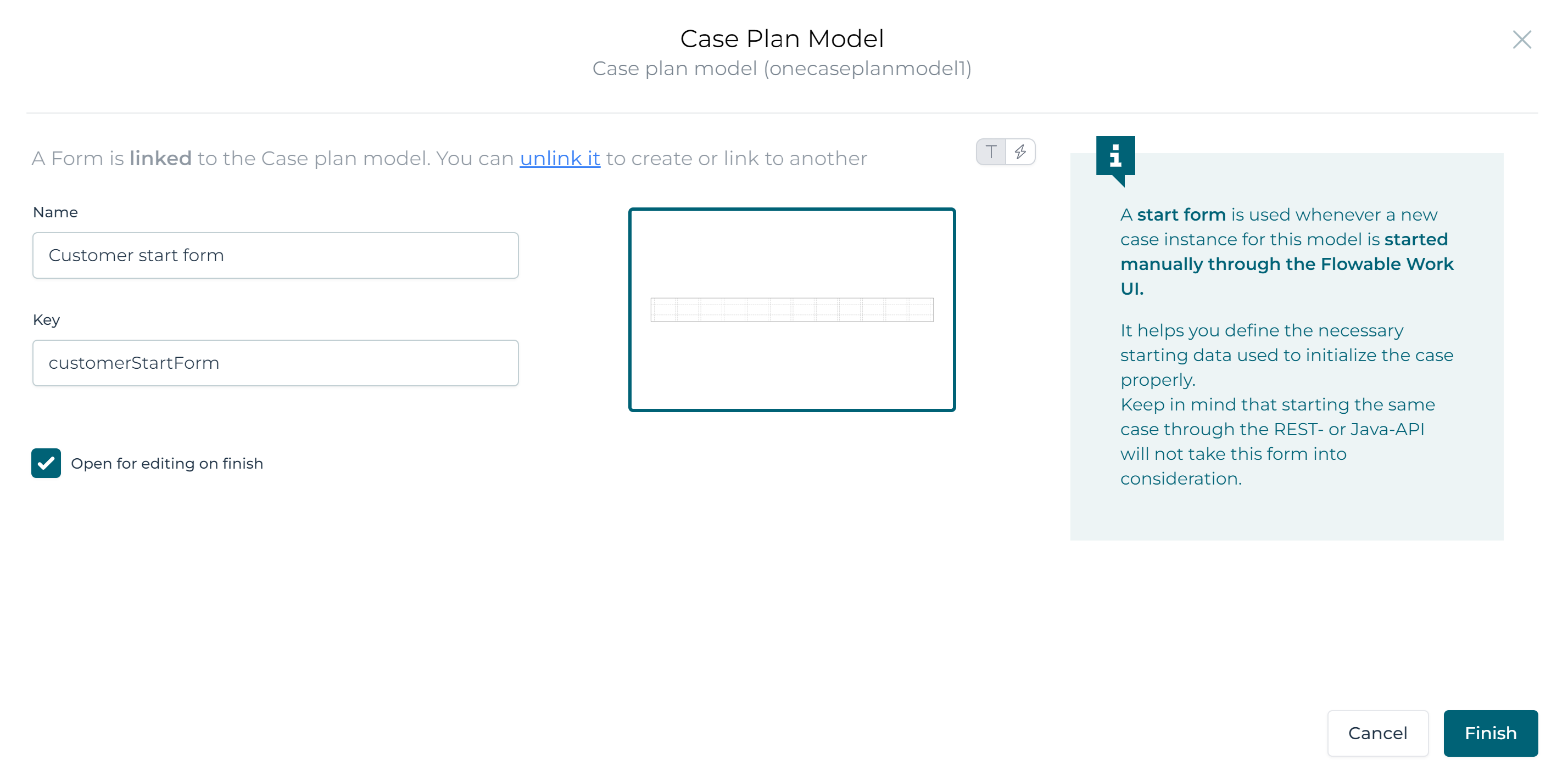Data Object CMMN Example