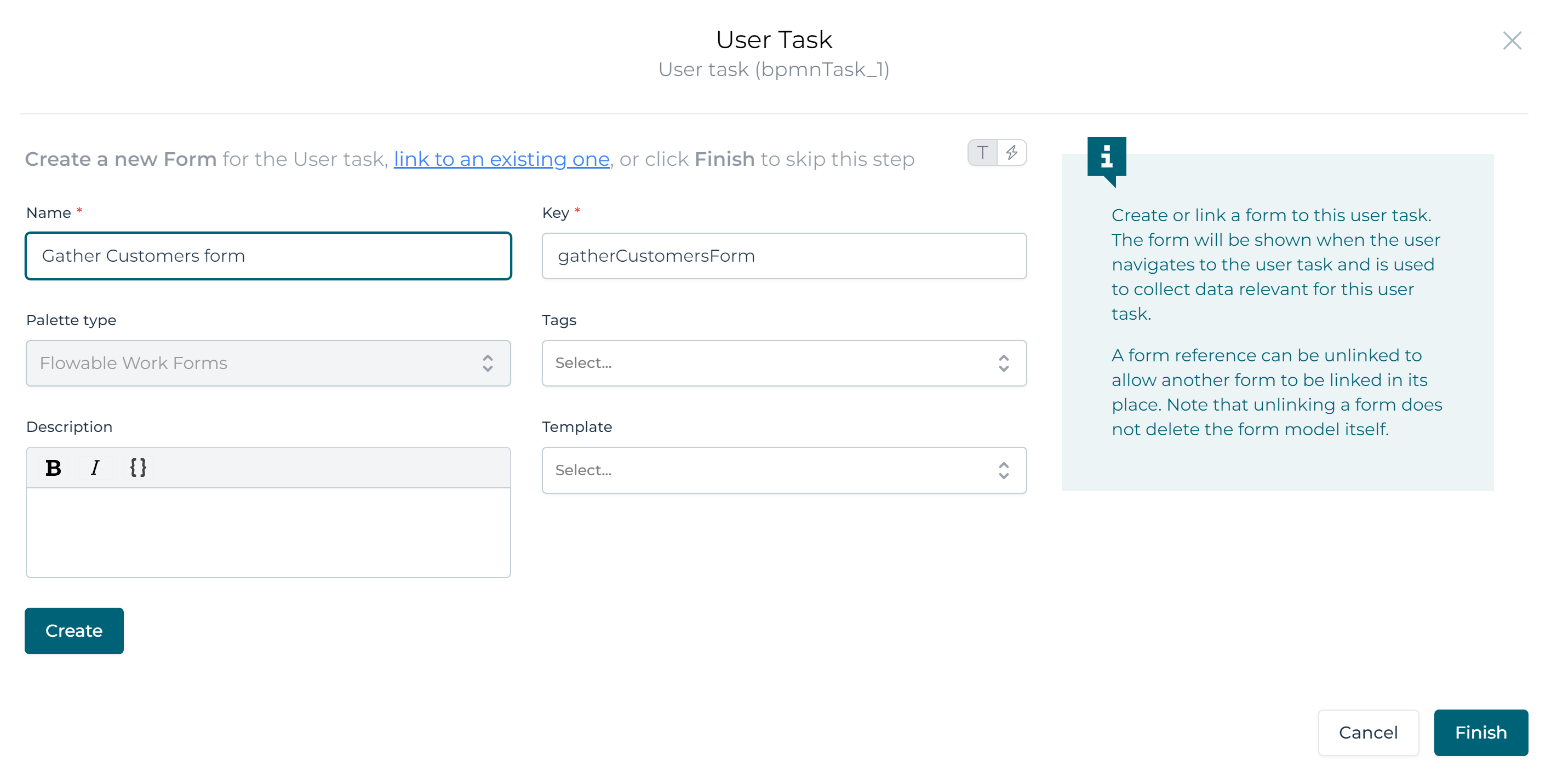 Data Object CMMN Example