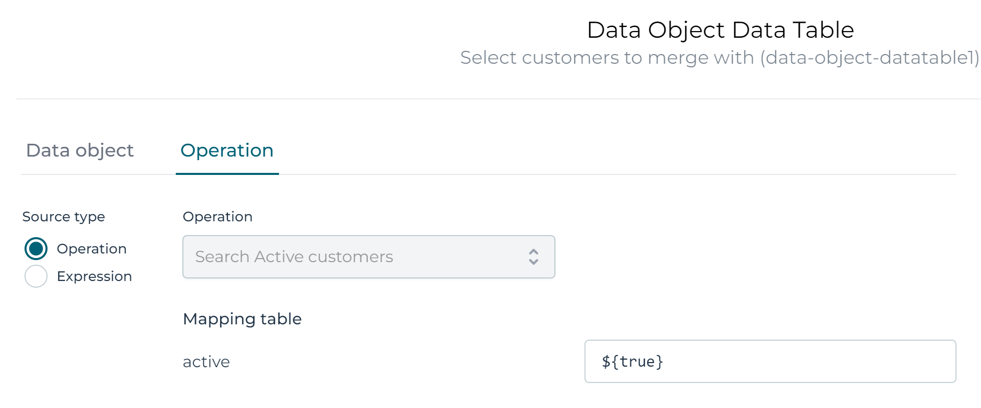 Data Object CMMN Example