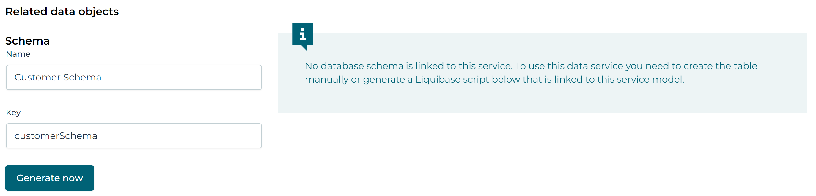 Data object database column mapping