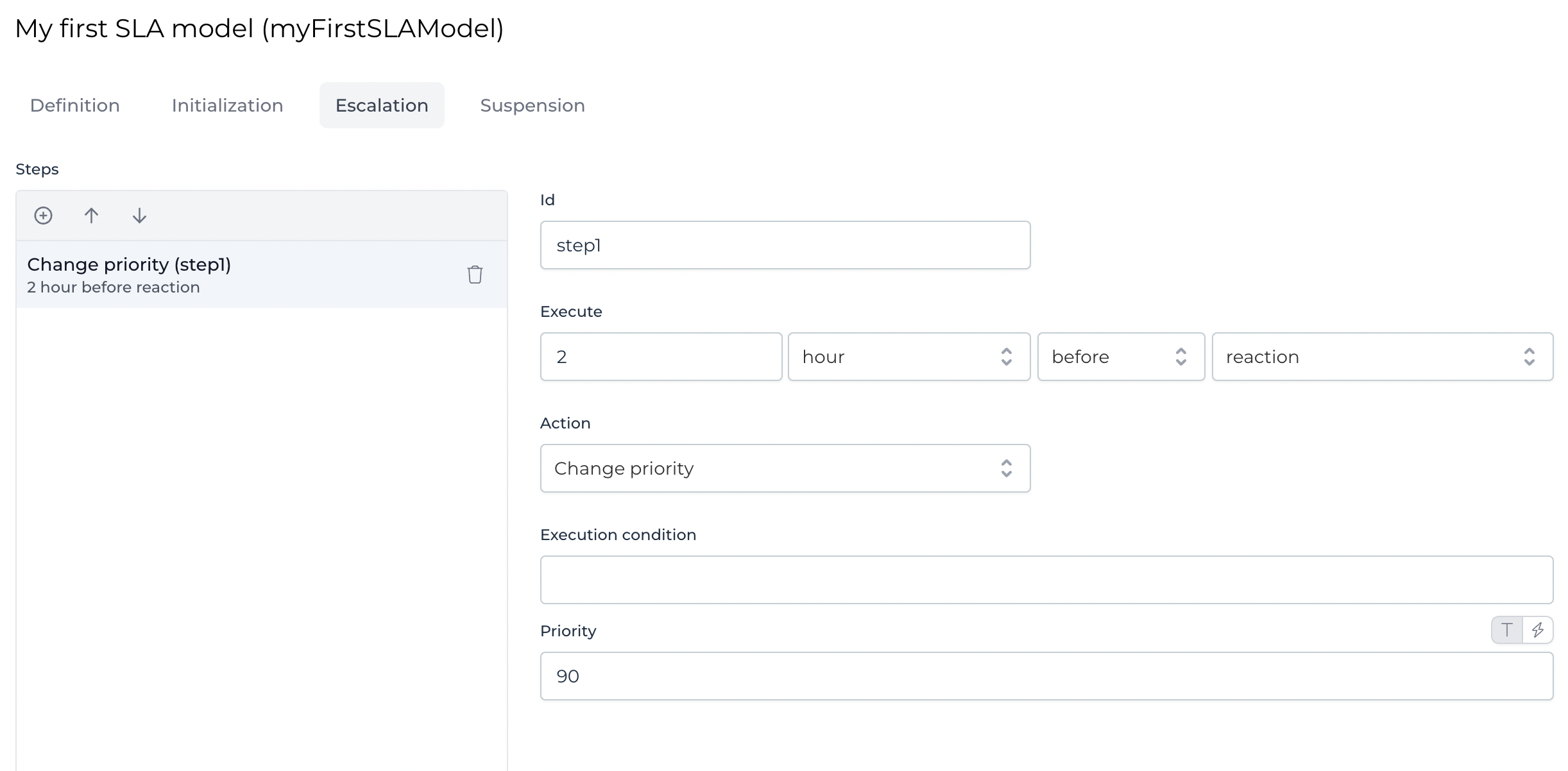 Add SLA escalation step